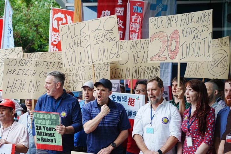 Historic strike vote at BC Taiwan